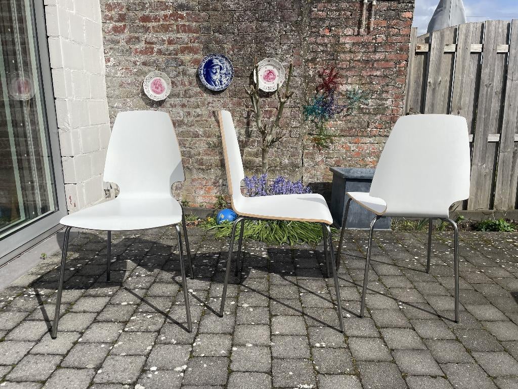 chaises Vilmar Ikea  - lot de 8, Enlèvement, Cinq, Six Chaises ou plus, Utilisé, Bois