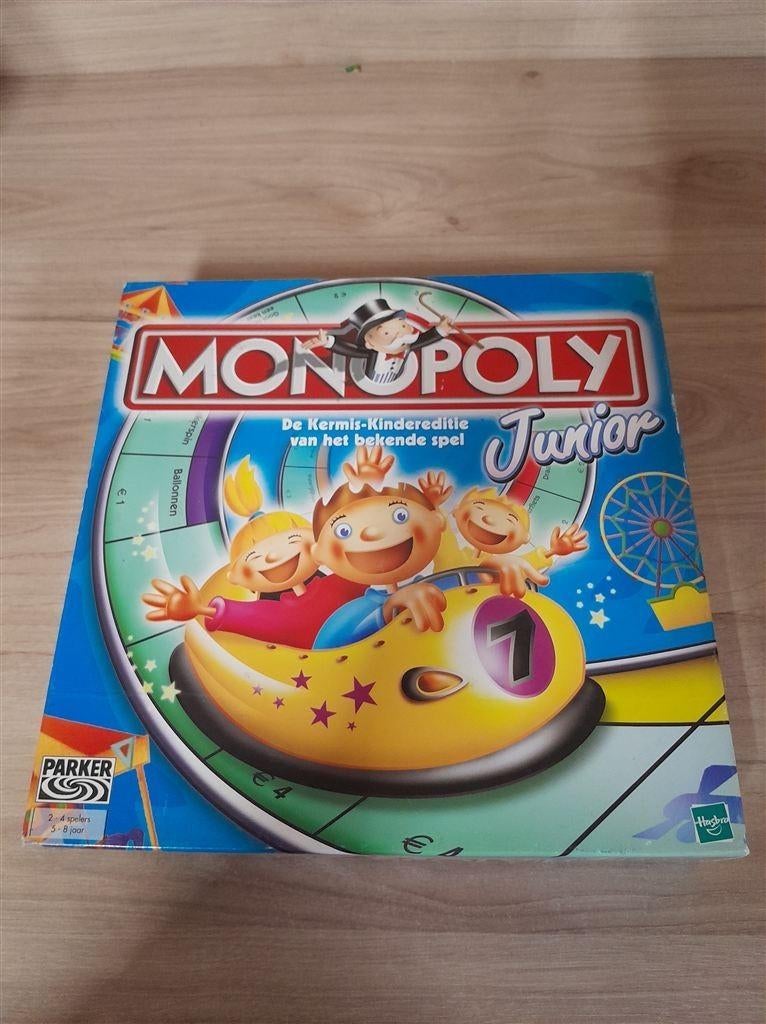 monopoly junior kermis - s4966, Verzenden, Zo goed als nieuw