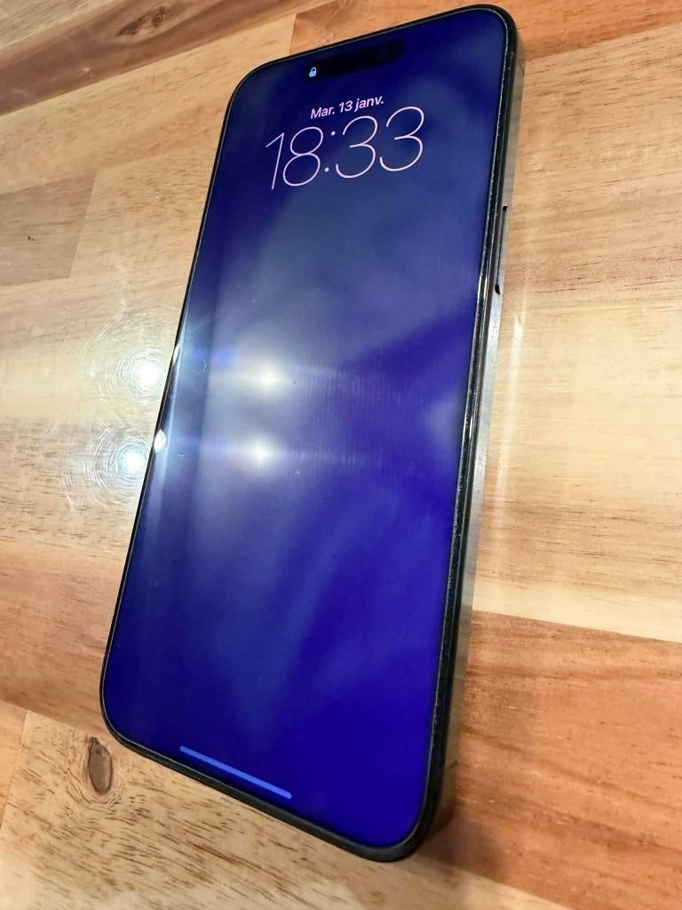 iPhone 15 Pro Max - Noir - 256GB, Télécoms, Téléphonie mobile | Apple iPhone, IPhone 15 Pro Max, Comme neuf, Enlèvement, Sans abonnement