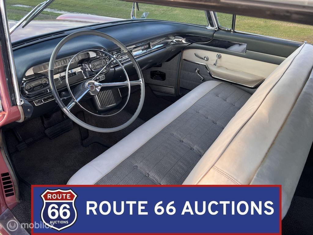 Cadillac Series 62 | 1957 | Route 66 Auctions, Cadillac, Zwart, Bedrijf, Handgeschakeld