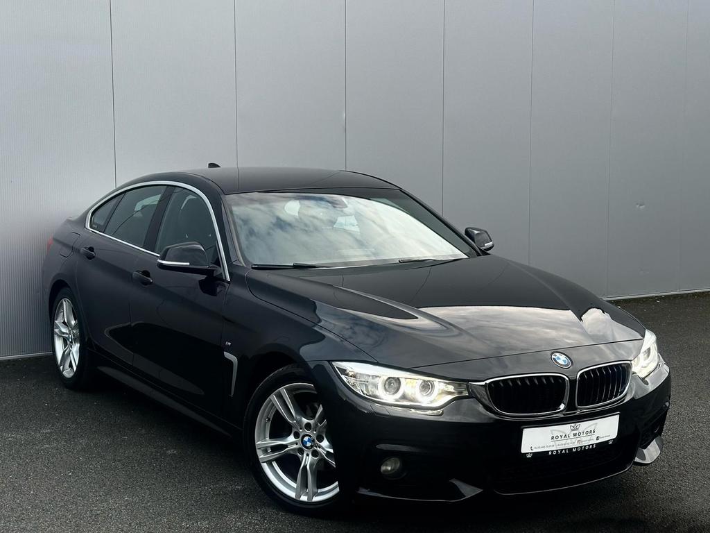 BMW 418d Grand Coupé M Sport seulement 115.000 km GAR1AN, Autos, Essai à domicile, Entreprise, Noir, 5 portes