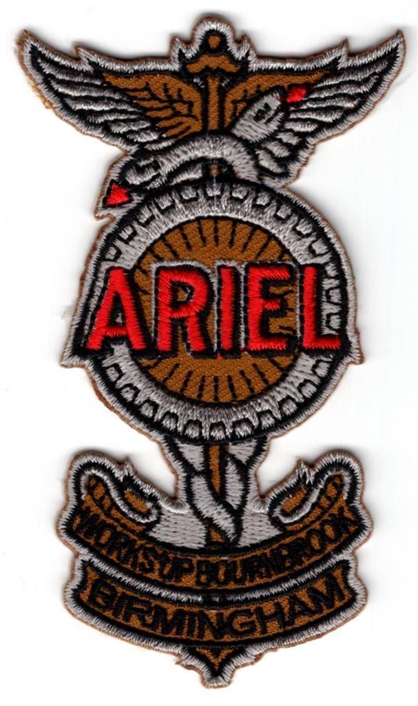 Ariel stoffen opstrijk patch embleem #1, Motoren, Verzenden, Nieuw