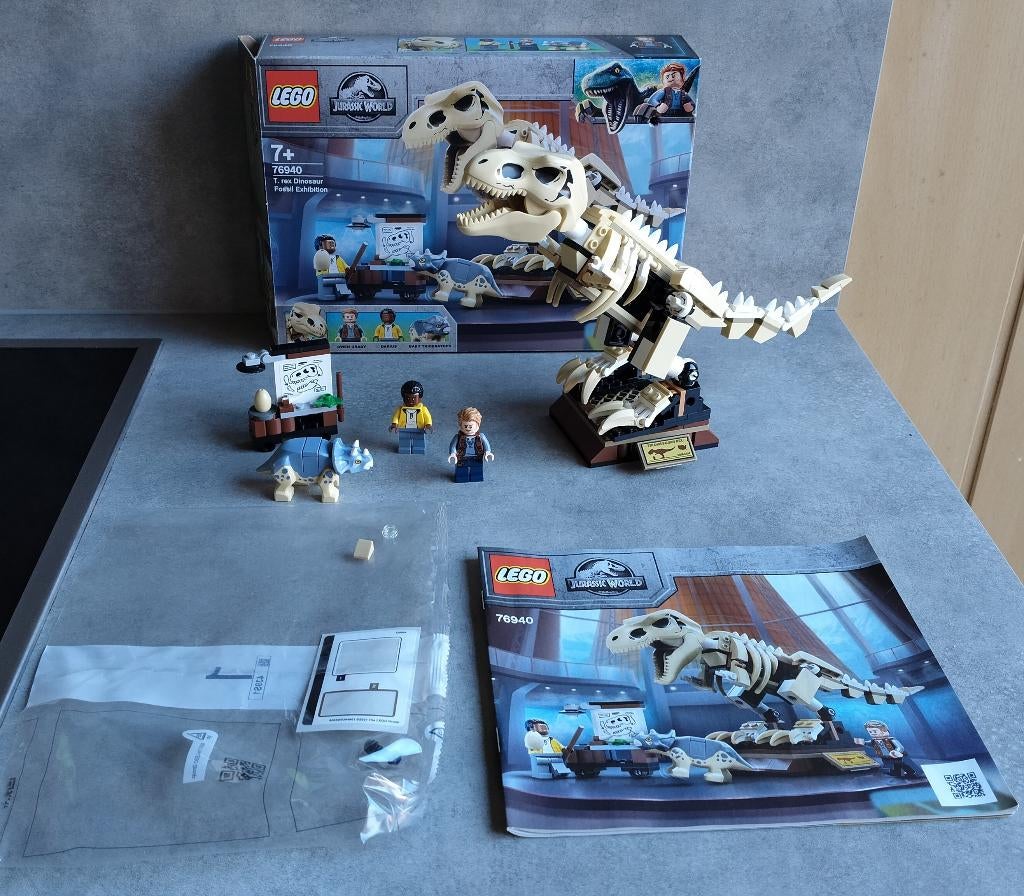 lego jurassic world 76940 dinosaurusfossiel van T. rex, Jurassic World, Lego, Ophalen of Verzenden, Zo goed als nieuw