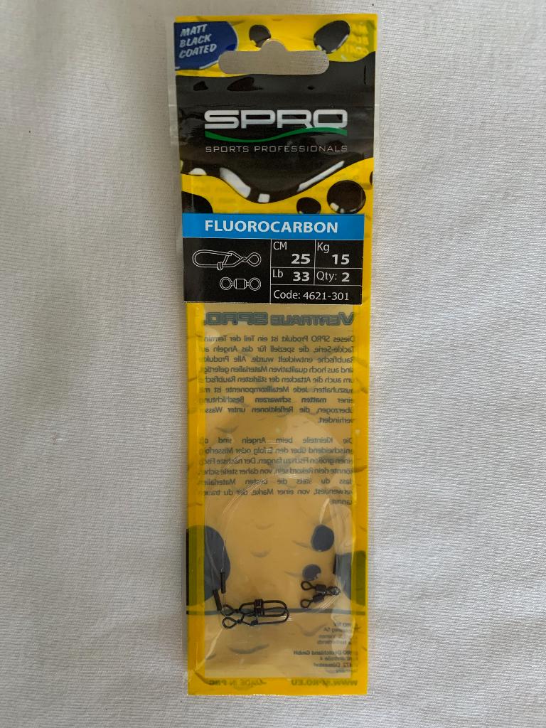 Spro Fluorocarbon Onderlijnen 25cm 15kg, Ophalen of Verzenden, Nieuw, Overige typen