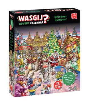 Wasgij Adventkalender 24x54st - puzzel 2025, Verzenden, Zo goed als nieuw, Legpuzzel