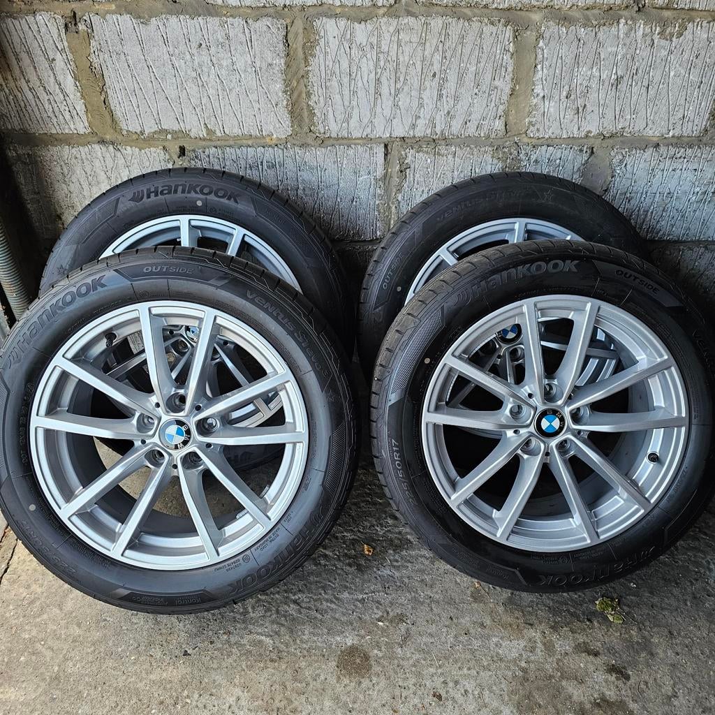 Orgineel Bmw Serie 3 g20 g21 Velgen 5x112 225 50 17, Auto-onderdelen, Banden en Velgen, Ophalen, Gebruikt, Banden en Velgen, 17 inch