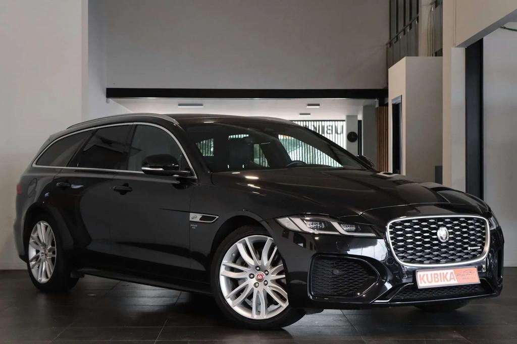 Jaguar XF Sportbrake R-Dynamic BTW Cam Pano Navi Garantie, Auto's, Automaat, Gebruikt, 4 cilinders, Zwart