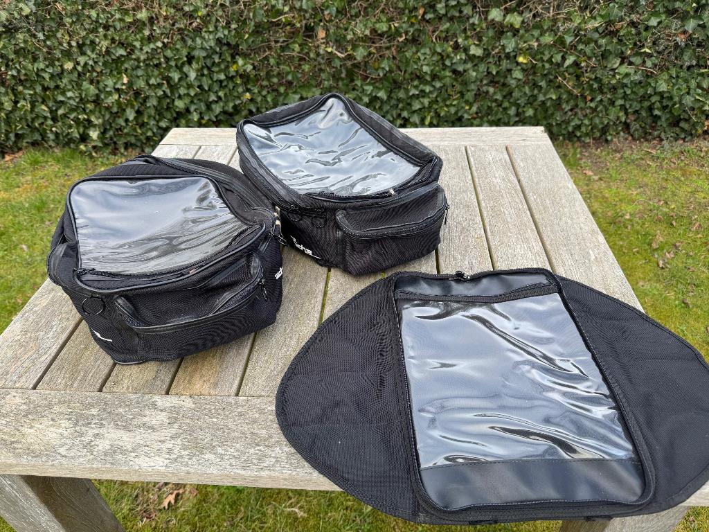 twee retro tanktassen richa, Motos, Accessoires | Valises & Sacs, Enlèvement, Comme neuf