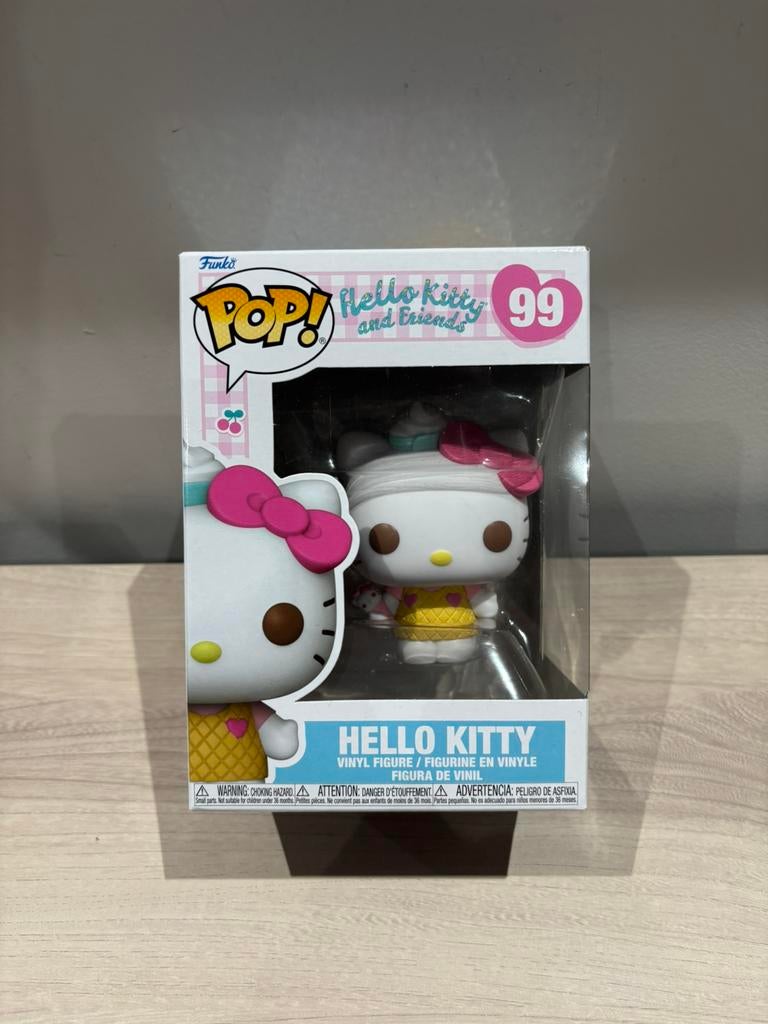 Funko Pop! Hello Kitty #99 – Ice Cream Edition, Ophalen of Verzenden, Zo goed als nieuw