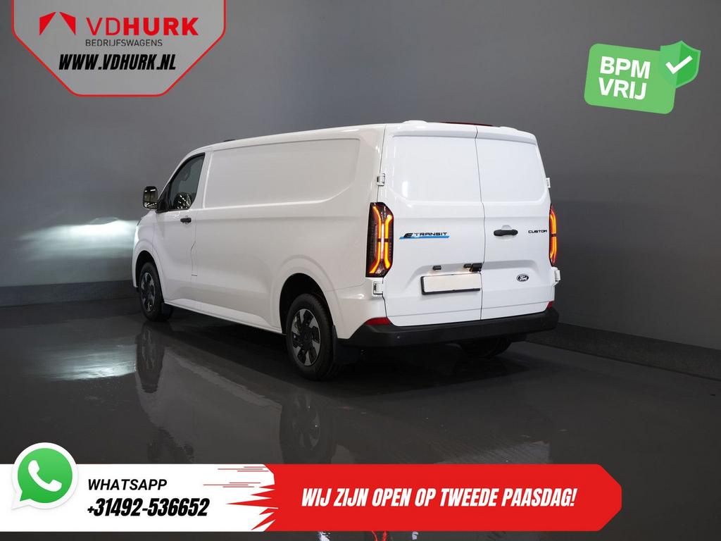 Ford E-Transit Custom Trend L2 65 kWh 330 km WLTP LED/ Snell, Automaat, Wit, Ford, Te koop