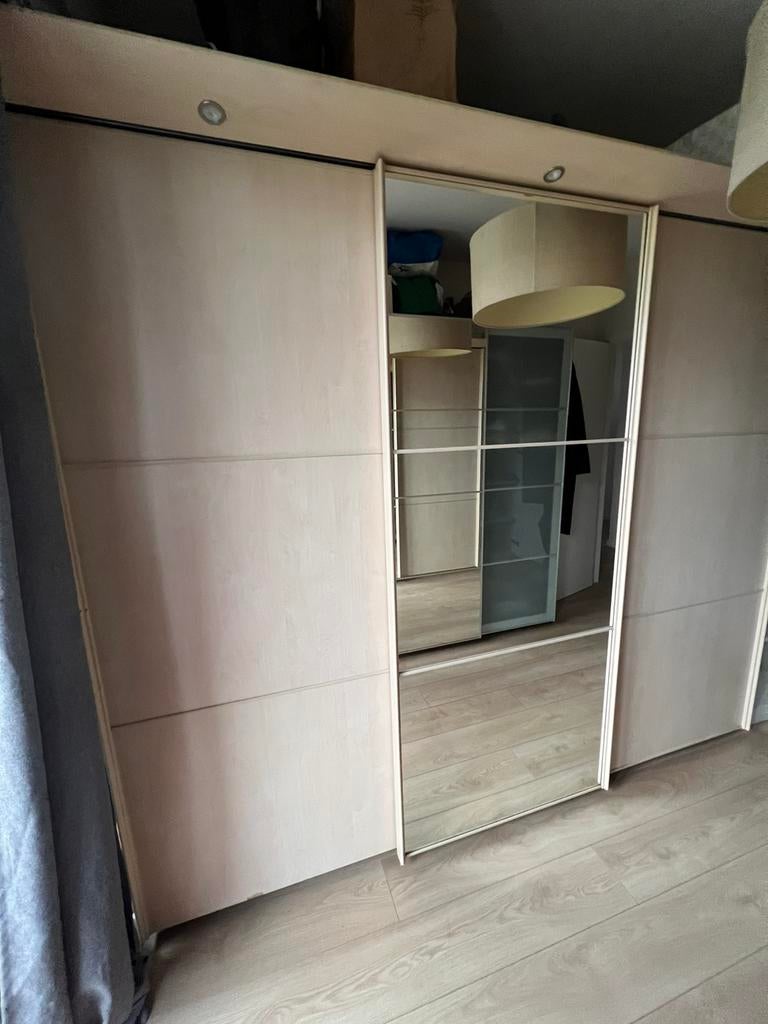 Grande armoire coulissante, Maison & Meubles, Enlèvement, Utilisé, 200 cm ou plus, 200 cm ou plus