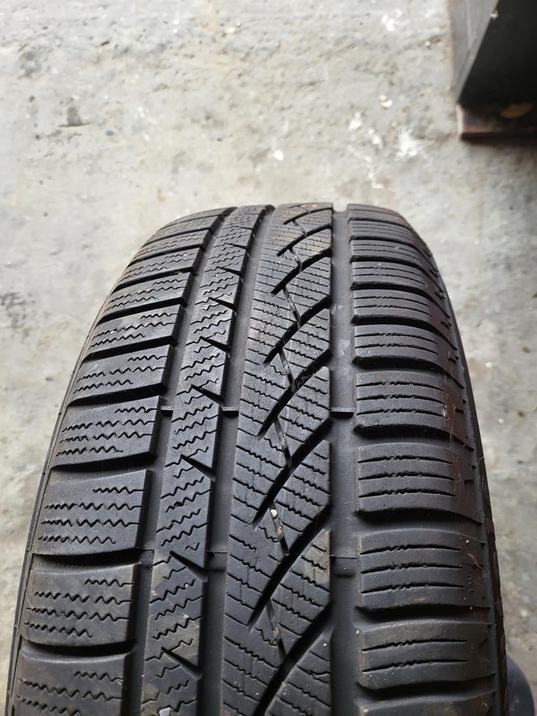 4 winterbanden op alu velgen., Auto-onderdelen, Banden en Velgen, Ophalen, Winterbanden, Velg(en)