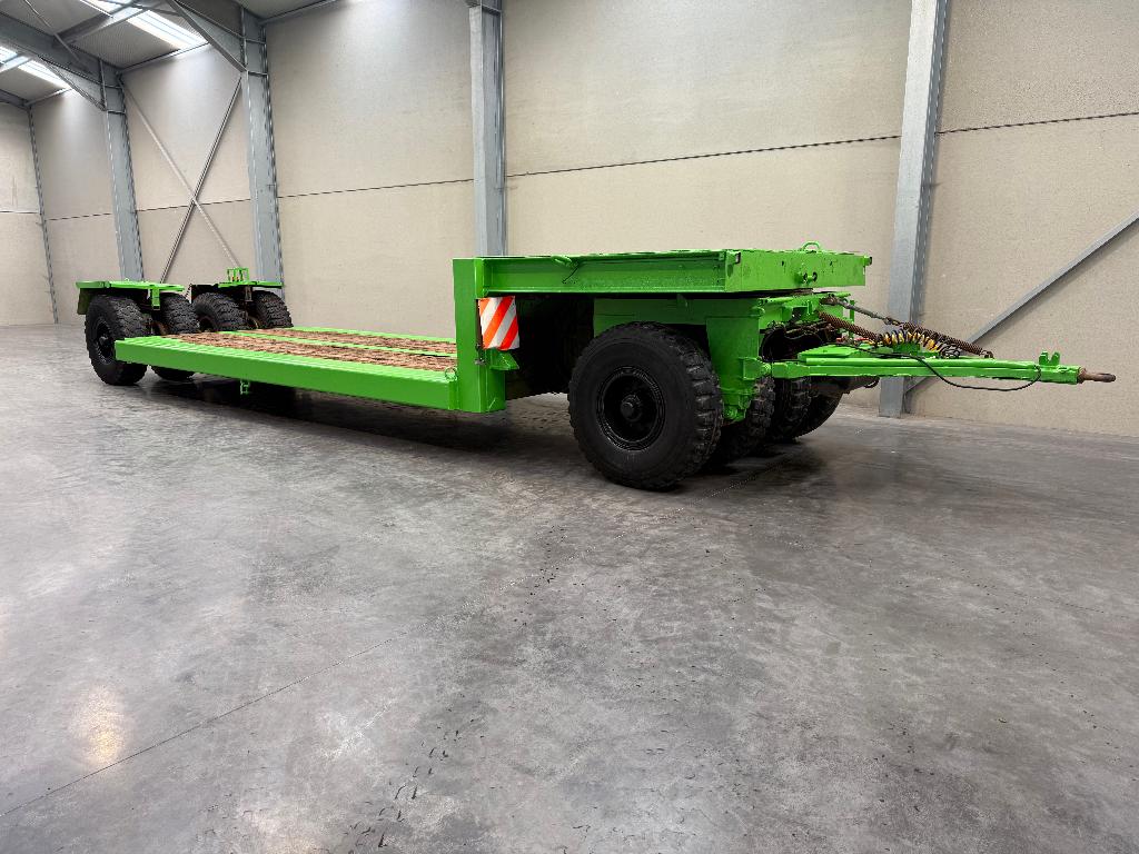 leger dieplader, Ophalen