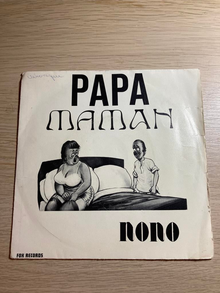 Papa maman  - nono, Cd's en Dvd's, Vinyl Singles, Ophalen