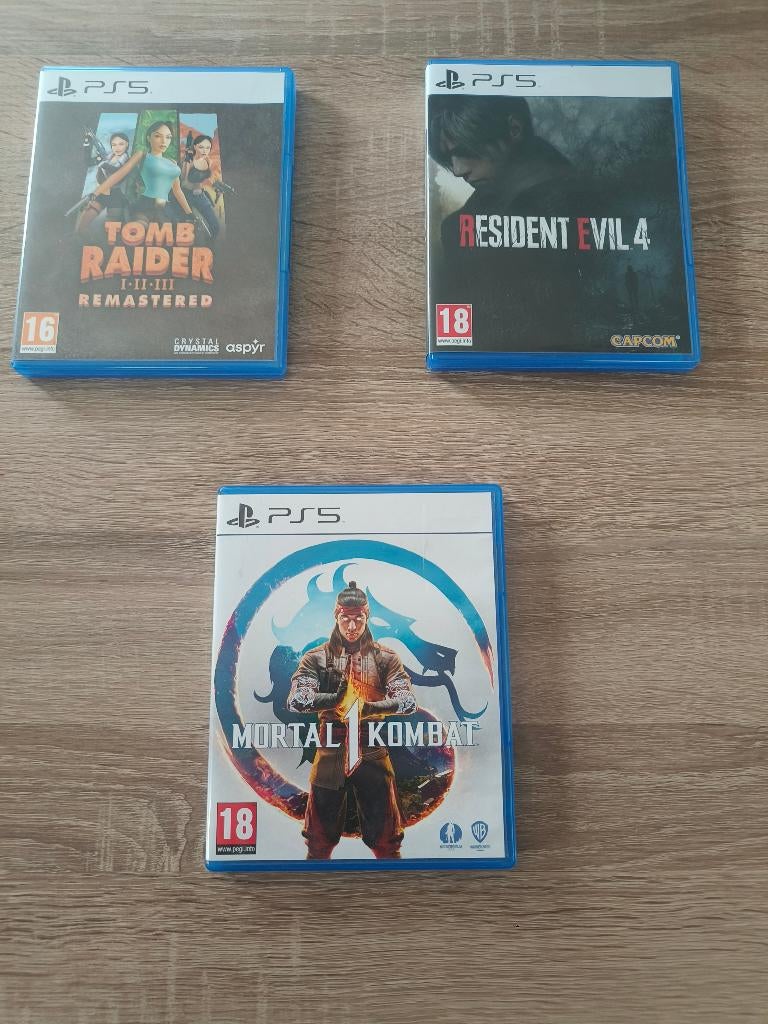 PS5 Games (3), Consoles de jeu & Jeux vidéo, Jeux | Sony PlayStation Portable, Online, 1 joueur, Combat, Comme neuf