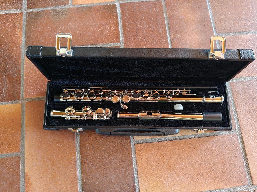 Dwarsfluit HK, Muziek en Instrumenten, Ophalen, Gebruikt, Dwarsfluit, Met koffer of tas