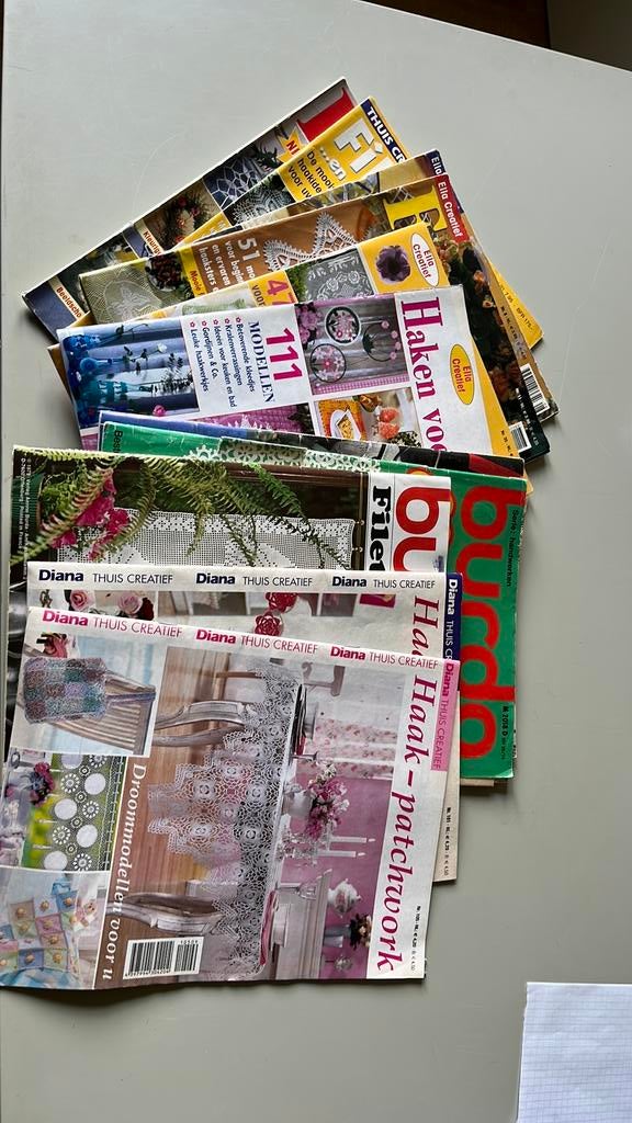 Tijdschriften haak, brei, patchwork, Hobby en Vrije tijd, Breien en Haken, Ophalen of Verzenden, Zo goed als nieuw