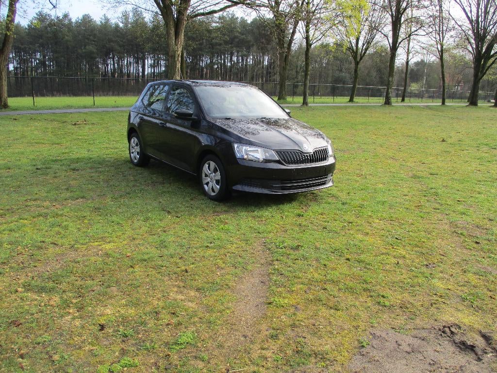 SKODA FABIA AMBITION 1.0 BENZ BJ 2017 134.000KM + CAR PASS !, Auto's, Voorwielaandrijving, Stof, 1055 kg, Zwart