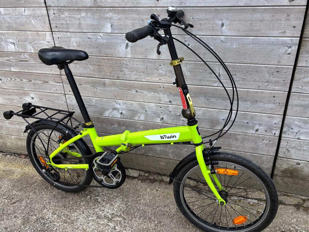 Plooifiets vouwfiets b-twin hoptown 20’, Ophalen, Zo goed als nieuw
