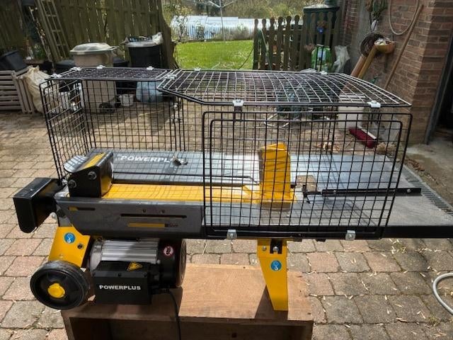 Fendeuse de buche Power plus, Ophalen, Zo goed als nieuw, Elektrisch, Handmatig