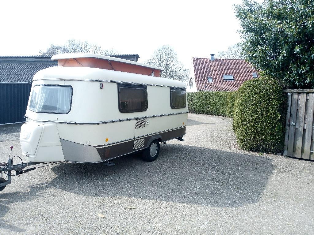 Eriba Touring Troll, Caravan, Caravans en Kamperen, Caravans, Luifel, Dwarsbed, Tot en met 3, Particulier