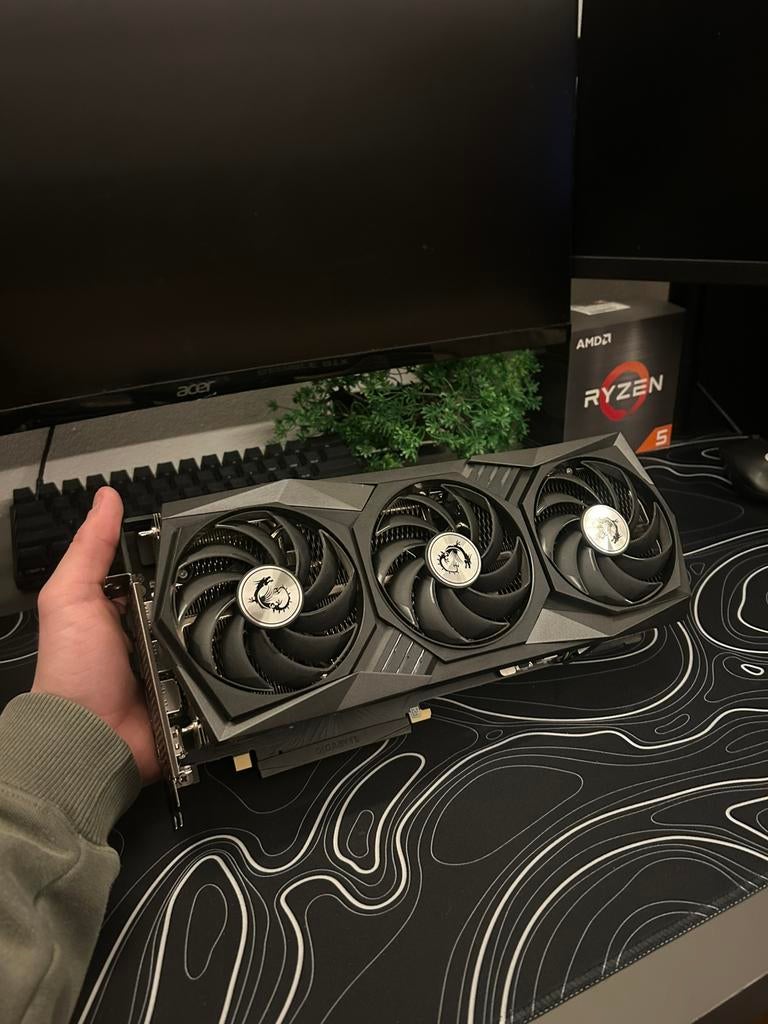 Nvidia rtx 3060 Ti, Computers en Software, Videokaarten, Ophalen of Verzenden, Zo goed als nieuw, Nvidia
