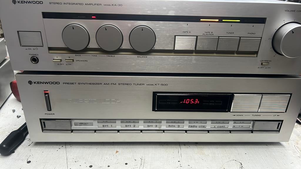 Kenwood tuner kt 500 versterker, Ophalen, Zo goed als nieuw
