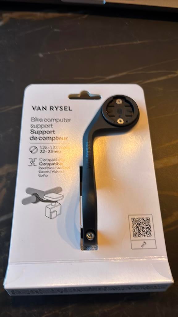 Van Rysel bike computer houder, Fietsen en Brommers, Fietsaccessoires | Fietscomputers, Ophalen, Nieuw