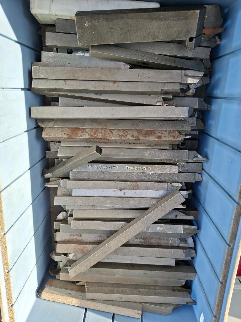 draaibank beitels, Bricolage & Construction, Tours, Enlèvement, Comme neuf, Élément