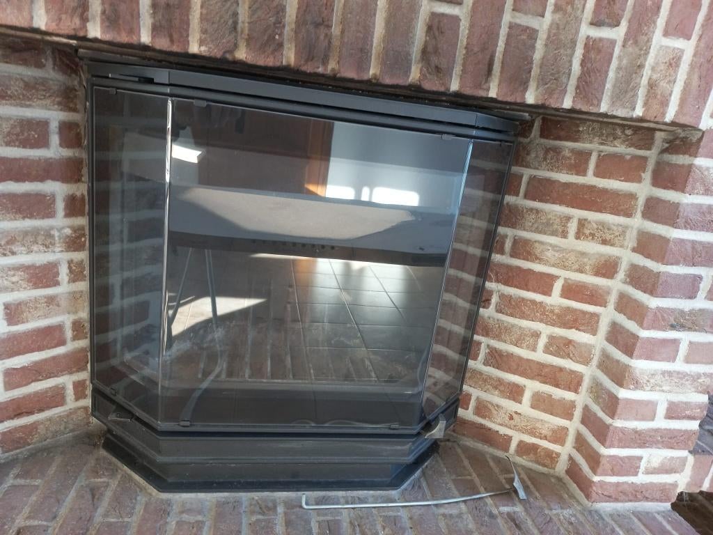 houthaard, Ophalen, Zo goed als nieuw, Inbouwhaard, Houthaard