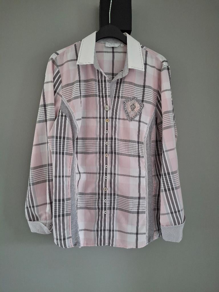 Heel mooi „Just White” shirt maat 40, Maat 38/40 (M), Overige kleuren, Ophalen of Verzenden, Zo goed als nieuw