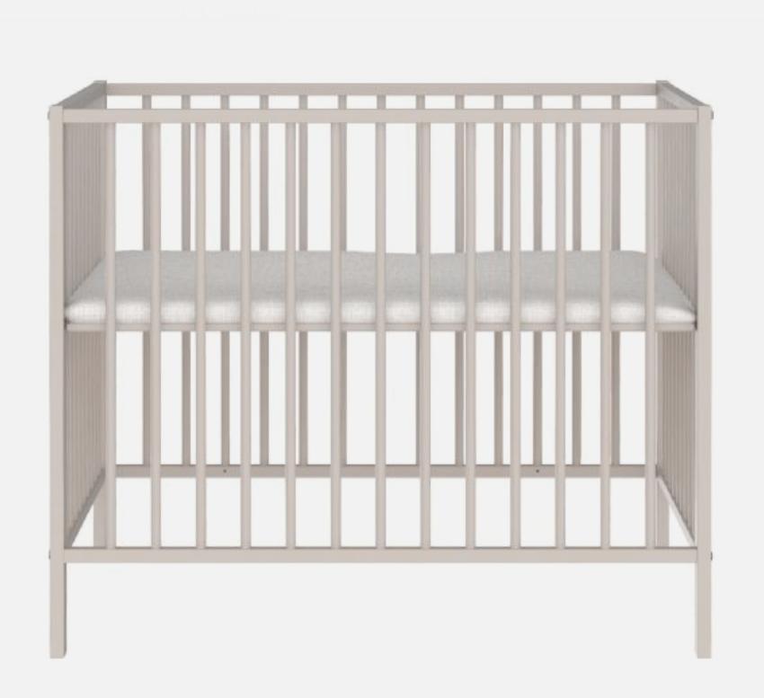 Babypark/babybox (kleur oatmeal) + matras, Kinderen en Baby's, Babyparken, Ophalen, Zo goed als nieuw, Rechthoekig, In hoogte verstelbaar