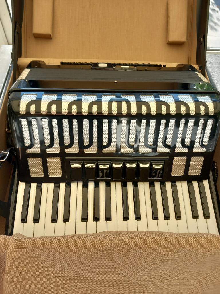 Accordion Delicia Arnaldo 23 72Bas, Musique & Instruments, Accordéons, Enlèvement, Comme neuf, Delicia, Avec valise