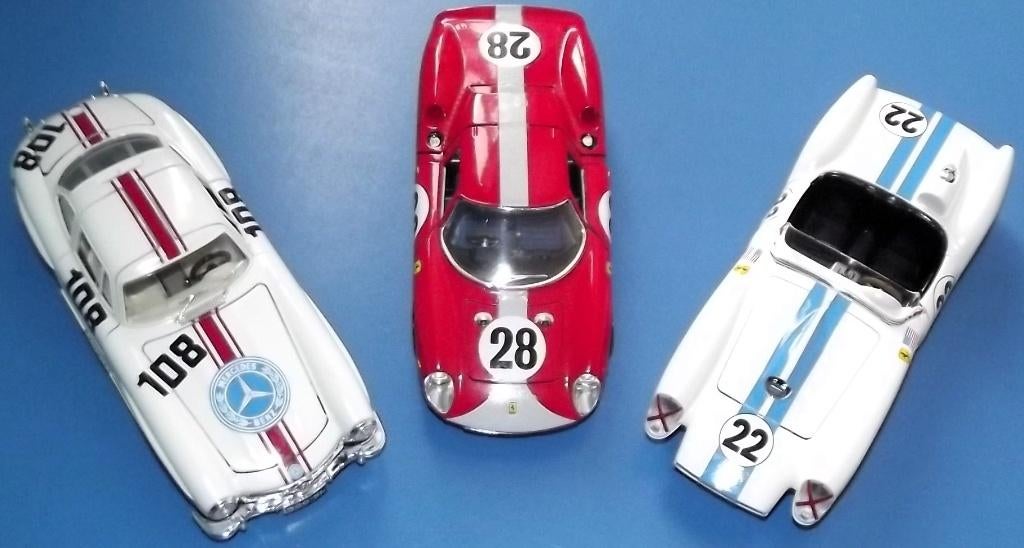 Lot de 3 miniatures à l'échelle 1/24, Enlèvement ou Envoi, Comme neuf, Voiture, Burago