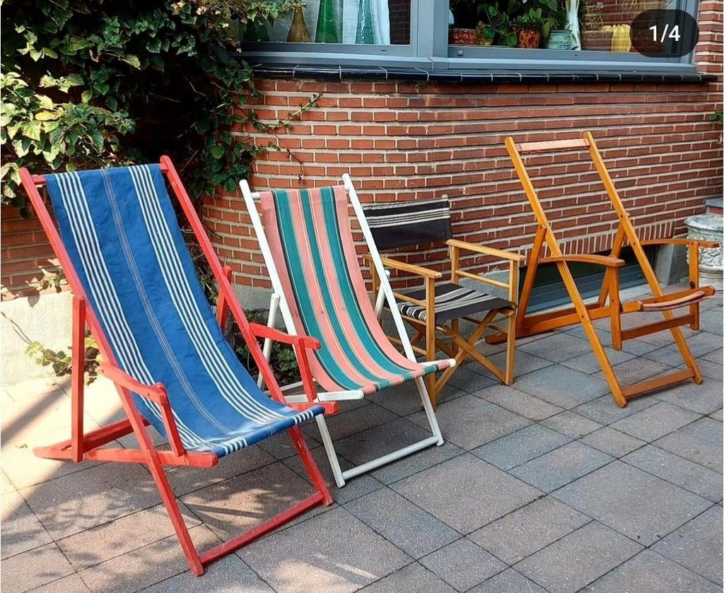 Transat strandstoel regisseurstoel, Ophalen of Verzenden