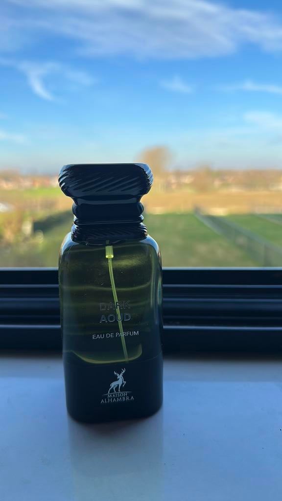 Maison Alhambra Woody Oud Dark Aoud - Eau de parfum - 80 ml, Enlèvement ou Envoi, Utilisé