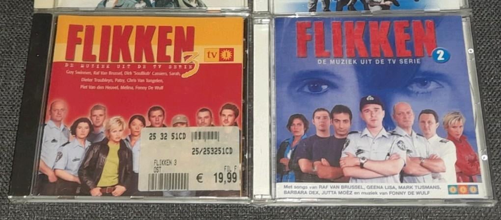 Cd´s Flikken 2 & 3 vrt soundtrack, Cd's en Dvd's, Cd's | Filmmuziek en Soundtracks, Zo goed als nieuw, Ophalen of Verzenden