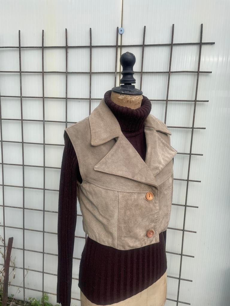 Daim vintage vestje, Kleding | Dames, Beige, Ophalen of Verzenden, Jasje, Gedragen