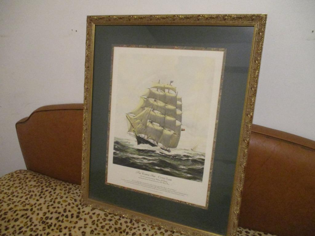 WERELDBEROEMD ZEILSCHIP THE CLIPPER SHIP "CUTTY SARK", Antiek en Kunst, Kunst | Schilderijen | Klassiek, Ophalen of Verzenden