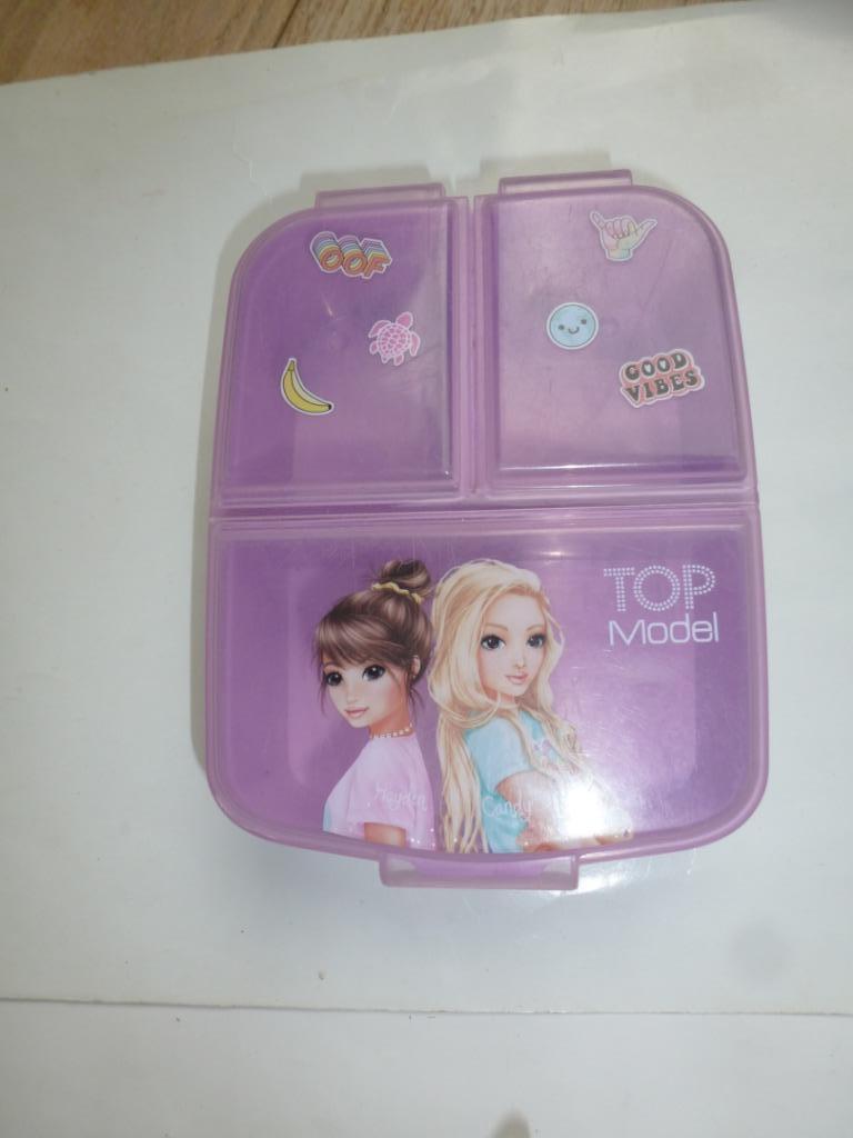 TOPmodel brooddoos top model, Kinderen en Baby's, Overige Kinderen en Baby's, Zo goed als nieuw, Ophalen of Verzenden