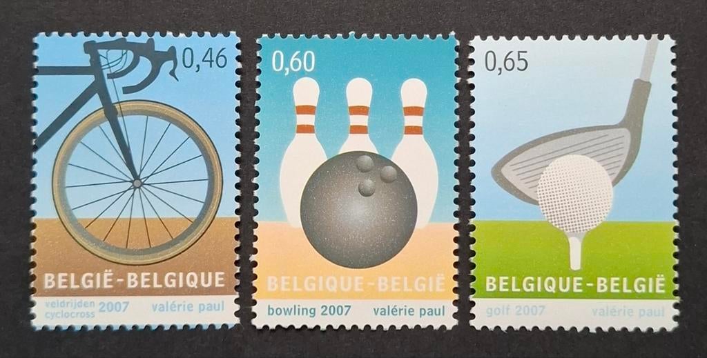 België: OBP 3600/02 ** Sport 2007., Frankeerzegel, Ophalen of Verzenden, Zonder stempel, Postfris