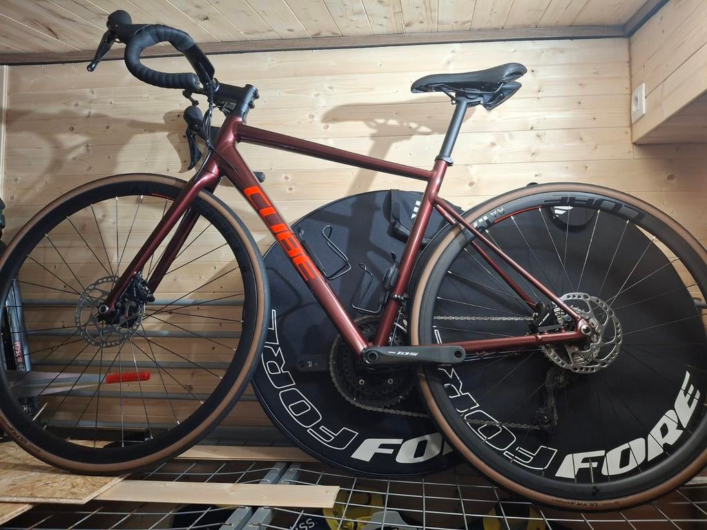 Racefietskubus Atain maat S is gelijk aan maat 53, Fietsen en Brommers, Fietsen | Racefietsen, Carbon, 10 tot 15 versnellingen