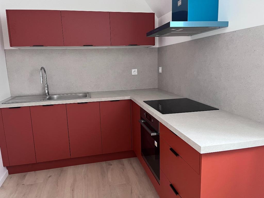 Meubles de cuisine terracotta, Huis en Inrichting, Keuken | Complete keukens, Nieuw, Hoekkeuken, Overige kleuren, Kunststof, Ophalen