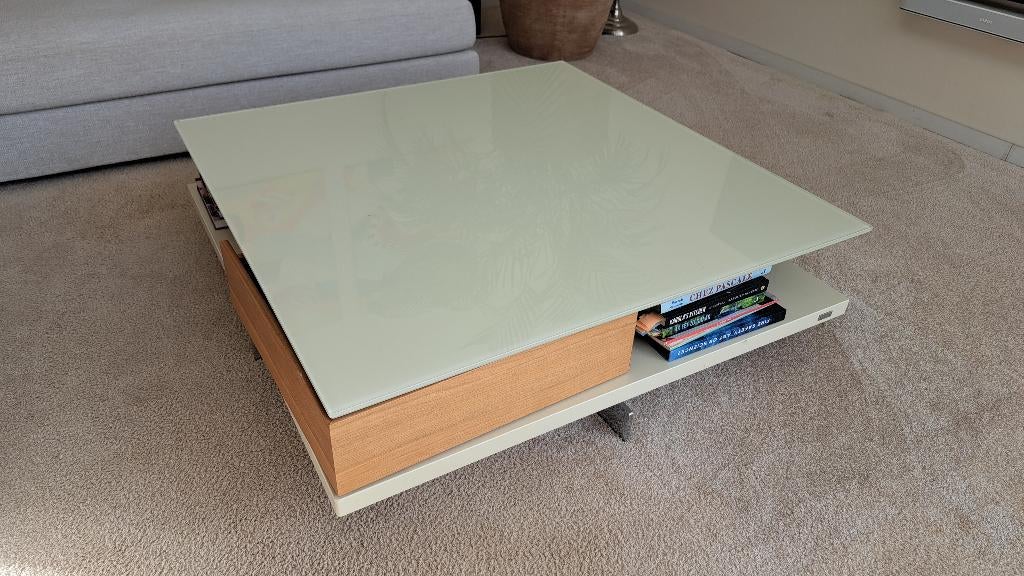 Salontafel Hülsta, Maison & Meubles, 100 à 150 cm, Moins de 50 cm, Carré, 100 à 150 cm