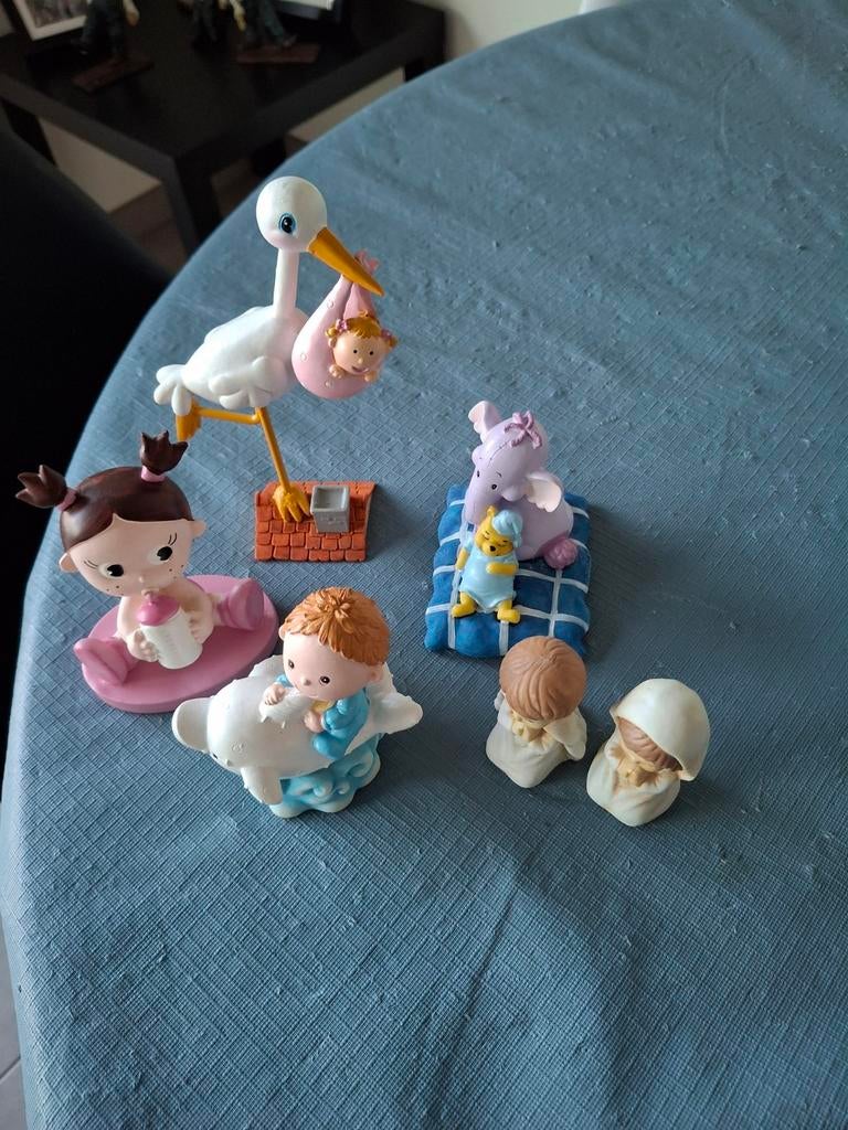 Stenen  kleine beeldjes voor bv op gebak taart vlaai te zett, Ophalen of Verzenden, Zo goed als nieuw