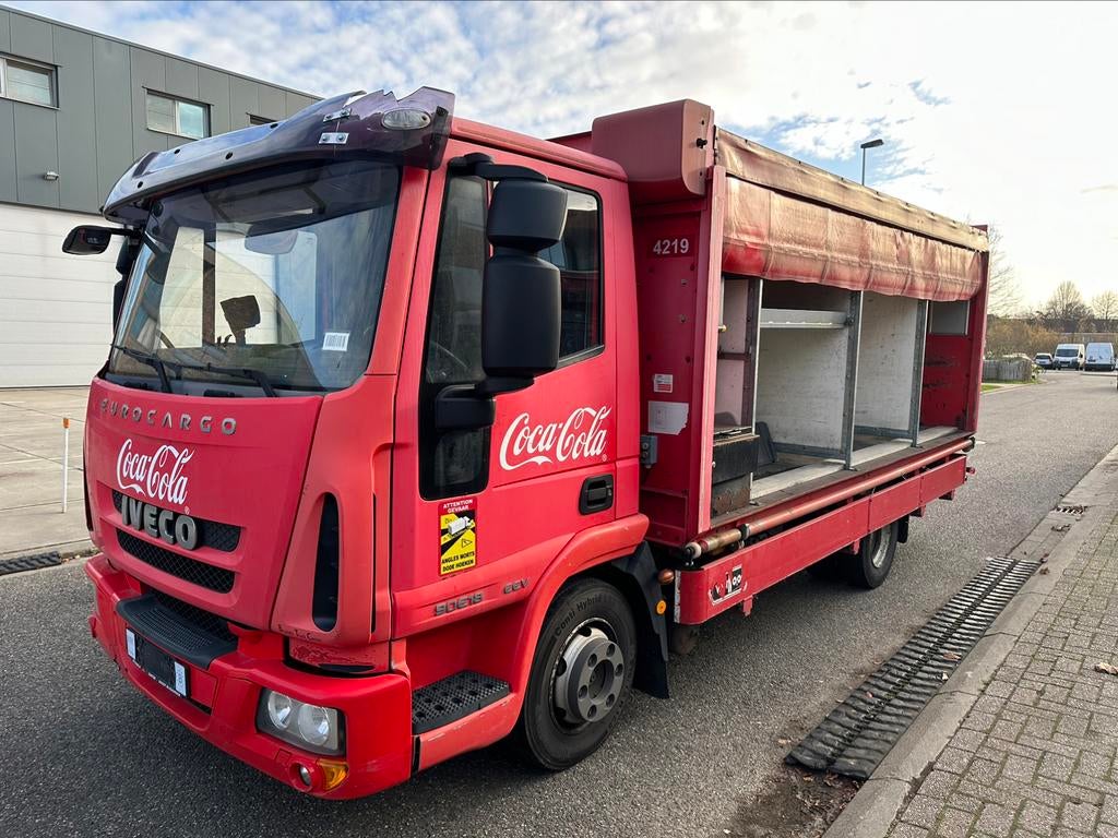 Iveco eurocargo 90E18 euro5 Automaat Airco, Auto's, Vrachtwagens, Automaat, Euro 5, Iveco, Bedrijf