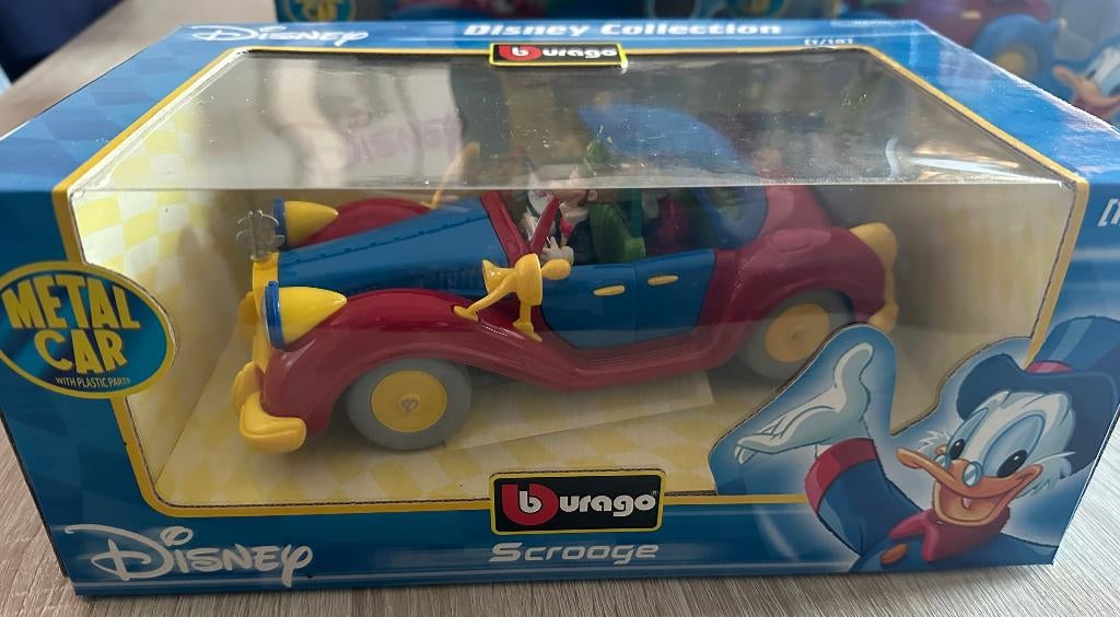 Burago en métal 1:18 de la collection Disney, Collections, Disney, Comme neuf, Autres types, Donald Duck, Enlèvement ou Envoi
