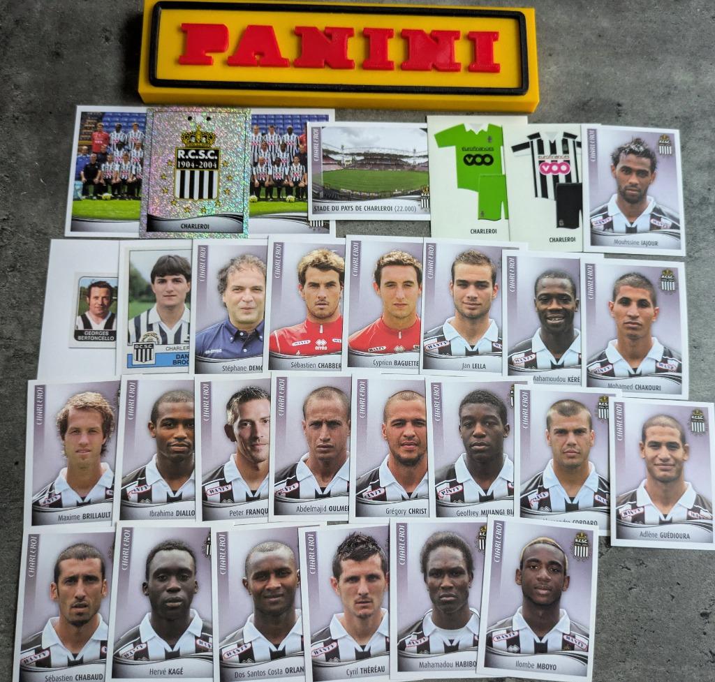 29 AUTOCOLLANTS PANINI FOOTBALL 2010 : SPORTING CHARLEROI, Envoi, Neuf