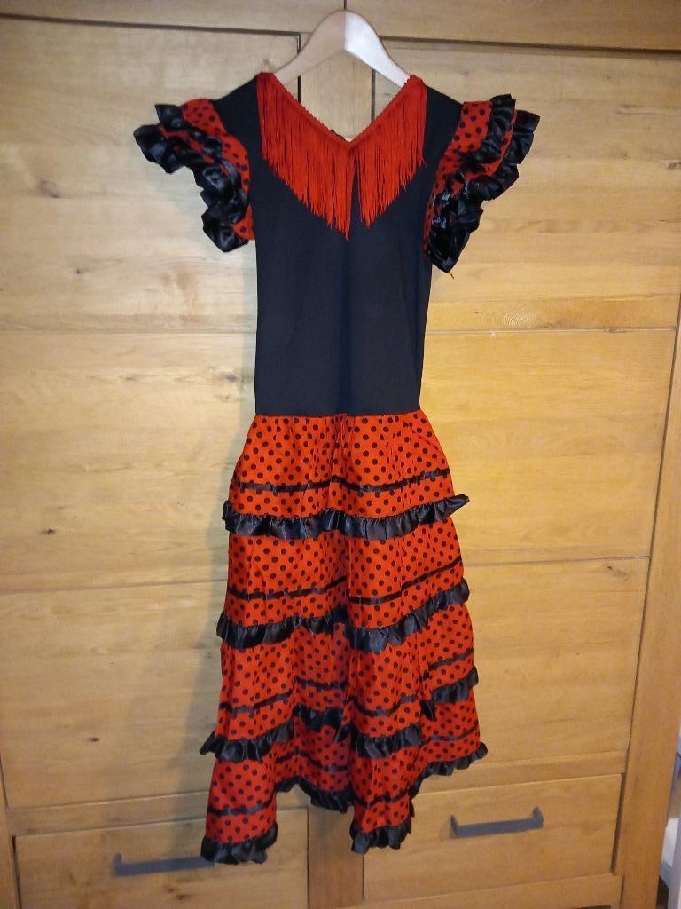 Carnaval flamenco jurk, Ophalen, Nieuw, 158 t/m 164, Meisje