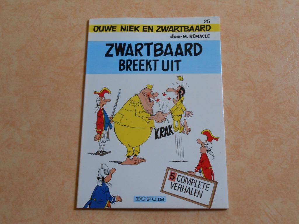 Ouwe Niek en Zwartbaard 25 Zwartbaard breekt uit 1983 1 ste, Boeken, Eén stripboek, M. Remacle, Nieuw, Ophalen of Verzenden